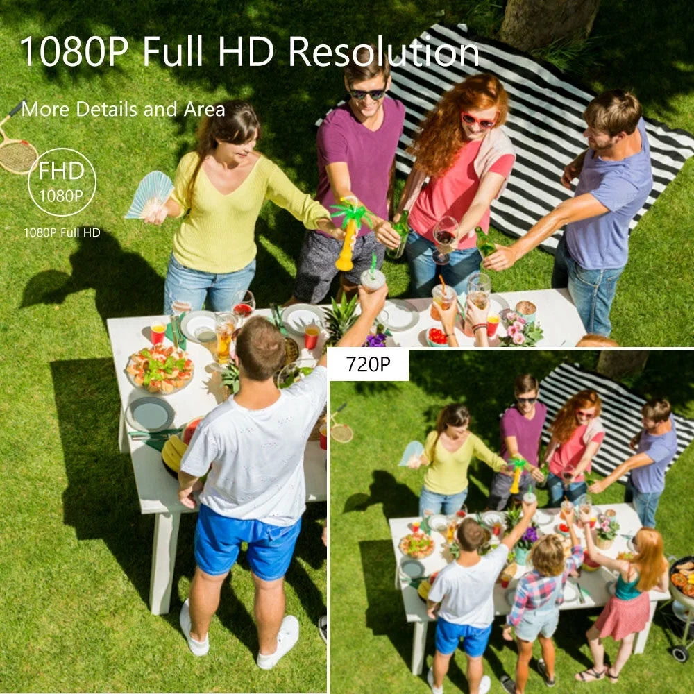Dcenta 1080P Full High Definition IP66 Fluid with IR For Analog DVR NTSC System