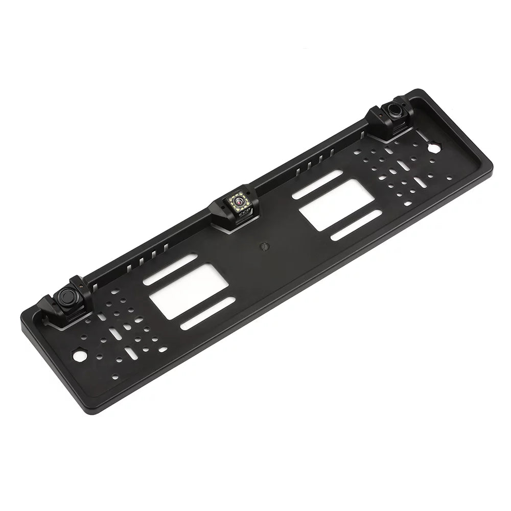 Abody European License Plate Frame Backup Camera 12 LED Rear View Camera with Reversing System Parking Sensor
