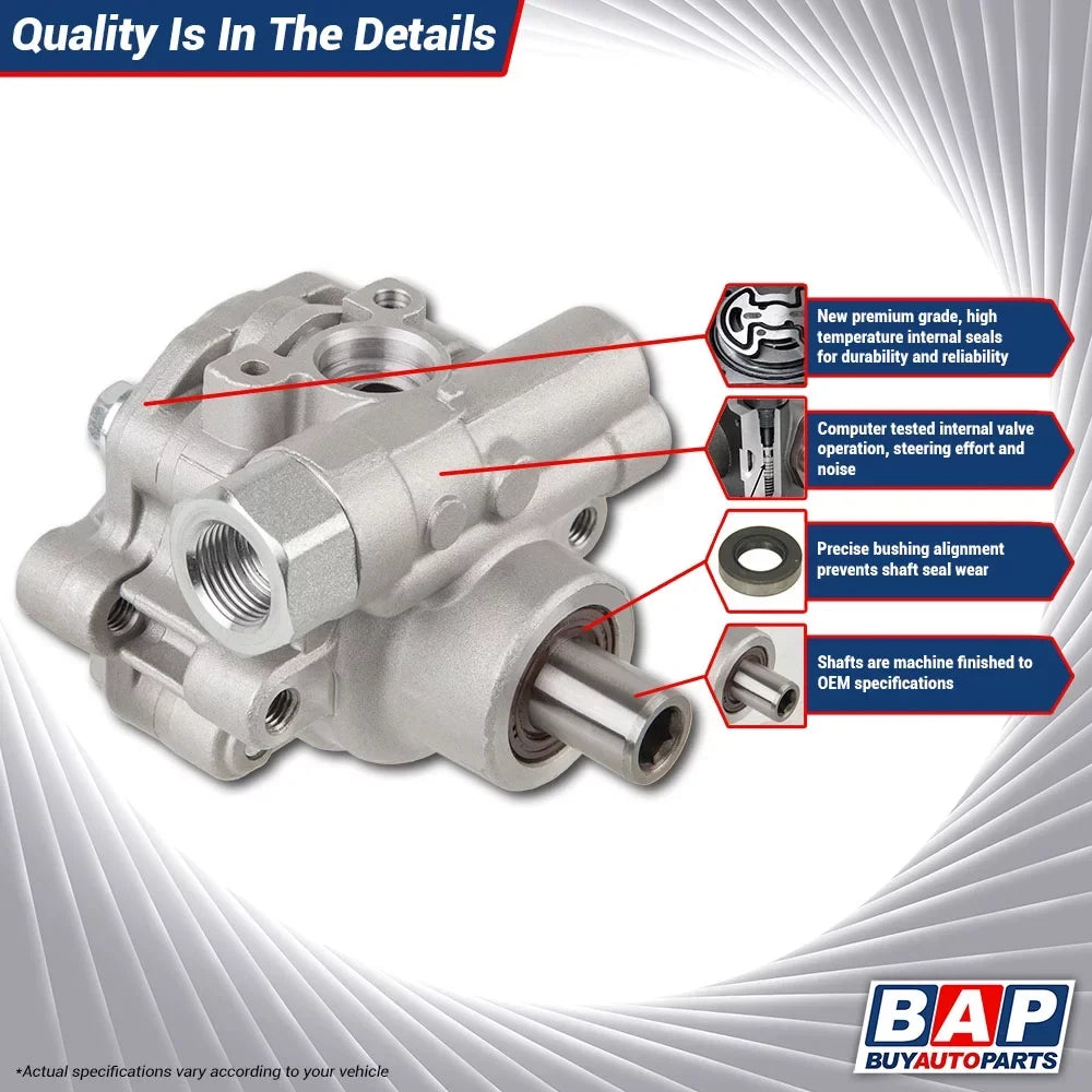 For Audi A4 & VW Passat 2.8L V6 New Power Steering Pump - Buyautoparts Fits select: 1998-2000,2003 VOLKSWAGEN PASSAT GLS