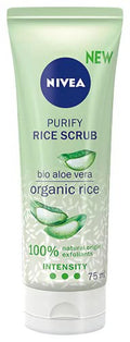 Nivea Purifying Rice Peeling Scrub With Aloe For Mixed Skin 75 Ml