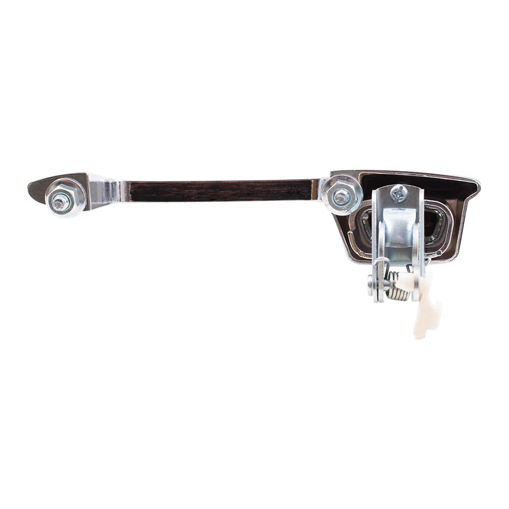 Brock Replacement Pair Set Outside Exterior Front Rear Chrome Door Handles compatible with Pickup Truck SUV Van 55075649 55075648