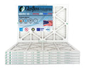 Glasfloss 18x25x1 - MERV 10 -Qty:6 - Furnace Air Filter - Made in USA (Actual Size: 17.5 x 24.5x7/8 inch)