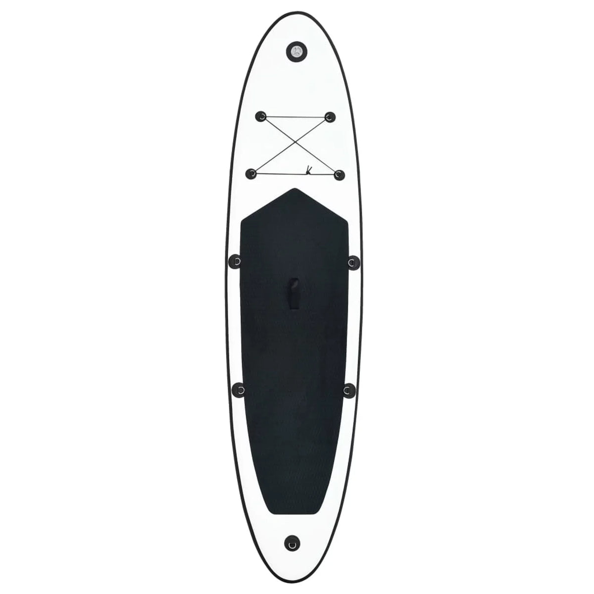 Walmeck Inflatable Paddleboard Set Black and White