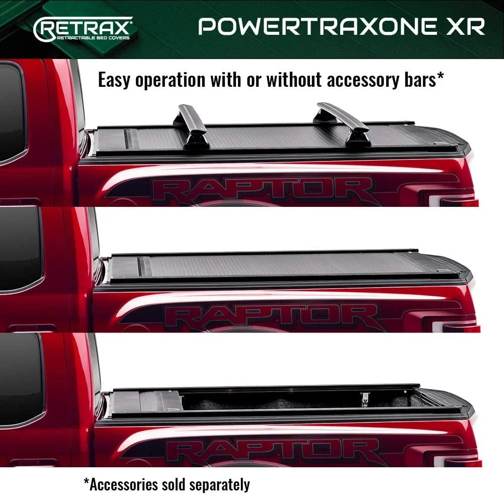 Retrax By Realtruck PowertraxONE XR Retractable Truck Bed Tonneau Cover | T-70860 | Compatible With Select 2022-2023 Toyota Tundra w/o Deck Rail System 5' 7" Bed (66.7")