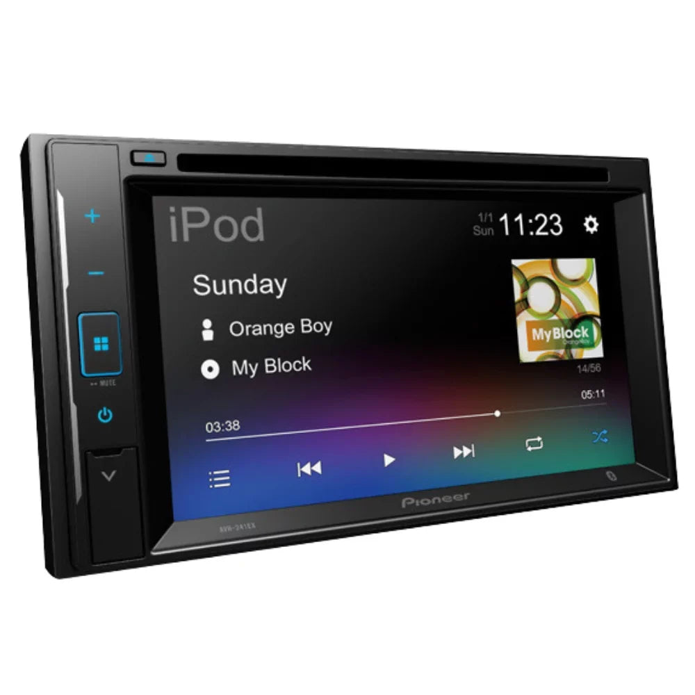 KIT4846 Bundle for 2000-2005 Chevrolet Cavalier W/ Pioneer AVH-241EX Double DIN Car Stereo with Bluetooth/Backup Camera/Installation Kit/in-Dash DVD/CD AM/FM 6.2" Display Digital Media Receiver