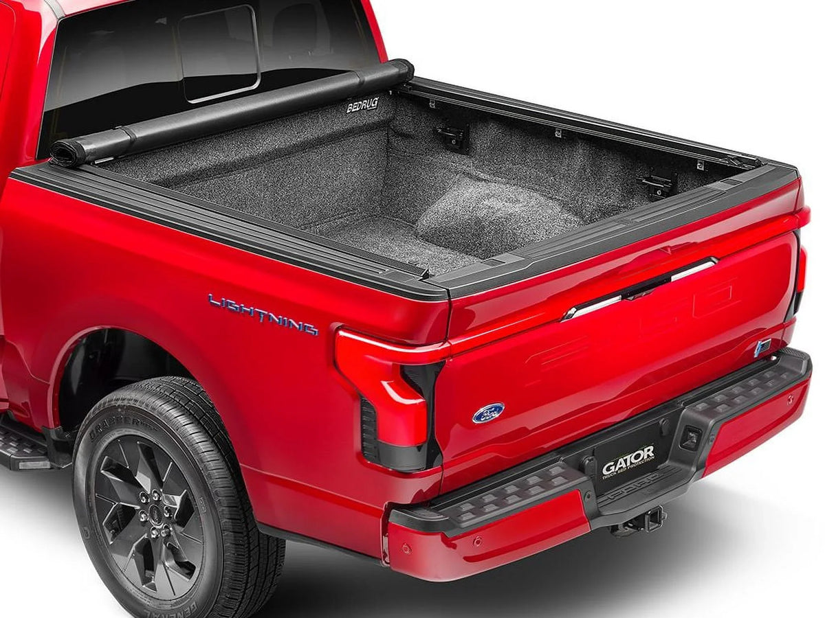 Gator by RealTruck SRX Roll-Up Tonneau Cover Compatible with 2022-2024 Toyota Tundra 6'7" Bed w/ Deck Rail System