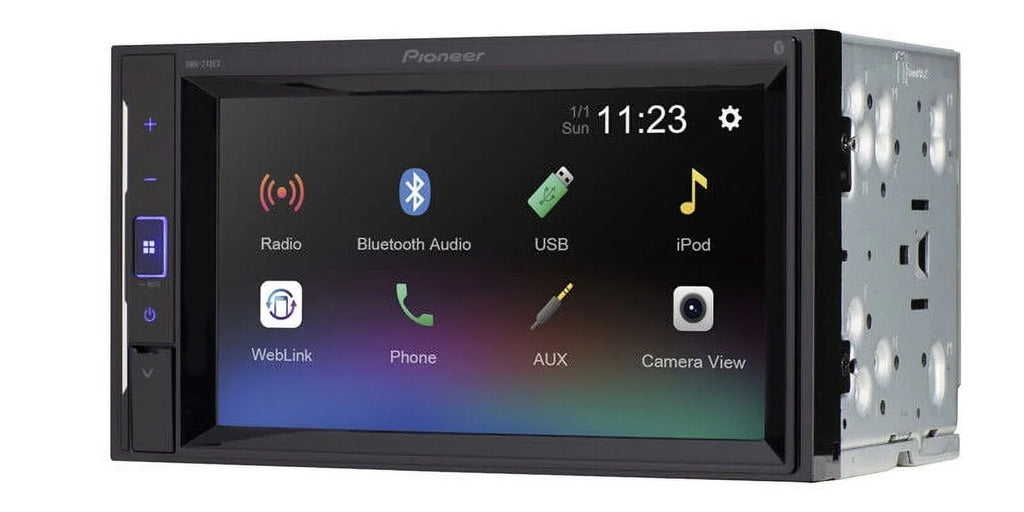 Pioneer DMH-240EX 6.2" Display Car Receiver + Rearview Backup Camera XX-20C Bundle