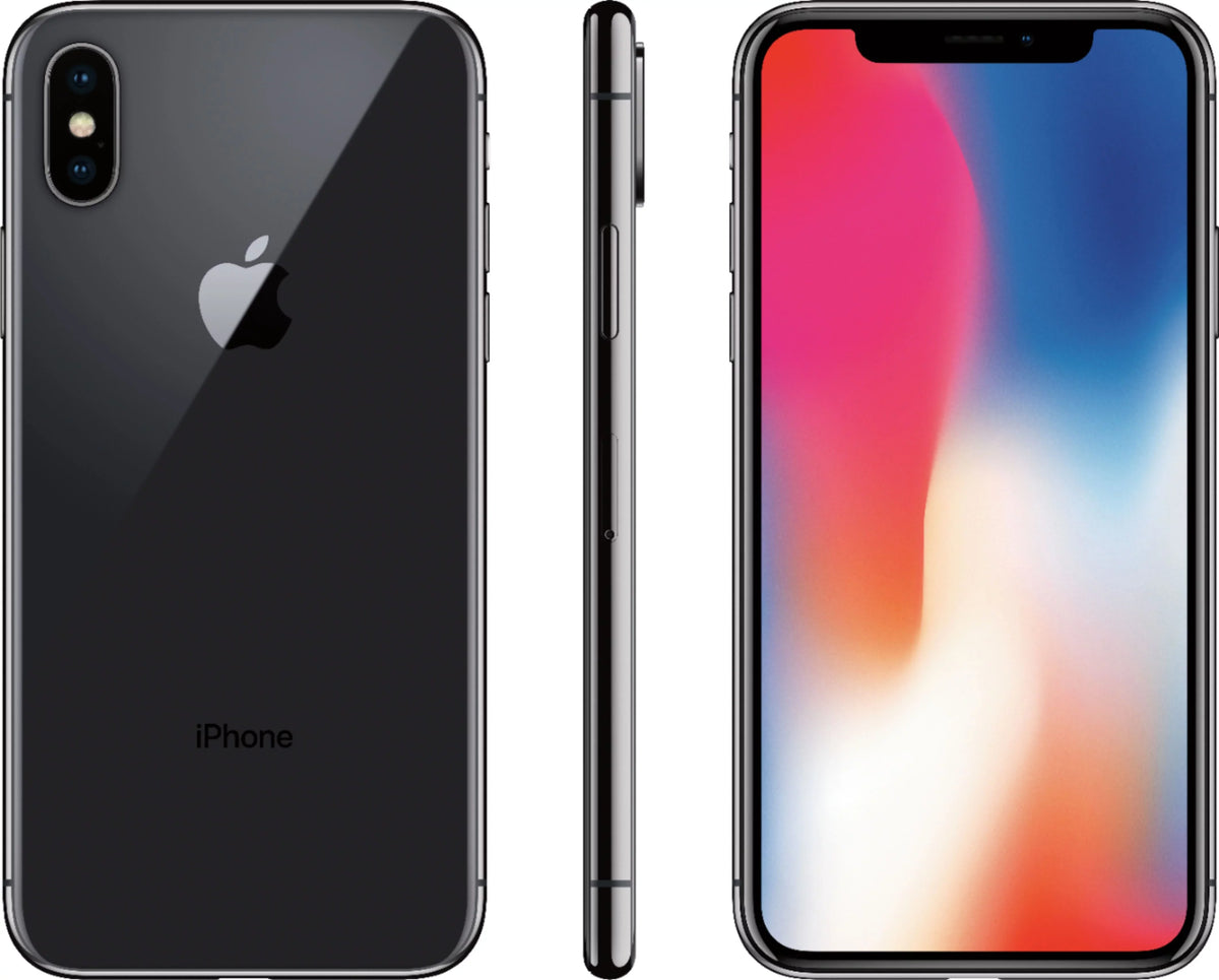 Restored iPhone X 64GB Space Gray GSM Unlocked Smartphone (Refurbished)