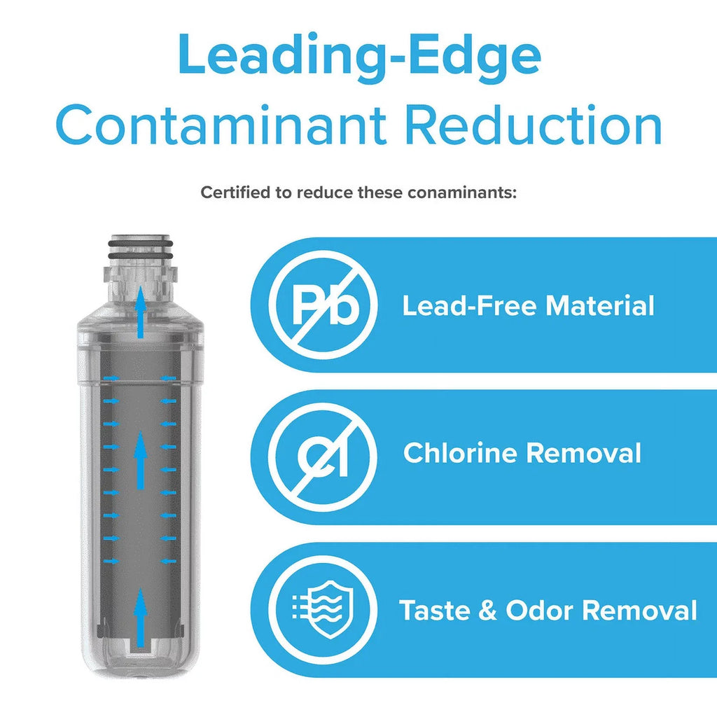 Brio Refrigerator Liquid Filter Replacement 3 Pack Compatible With LGLT1000P, LT1000PC, LT1000PCS, LT-1000PC