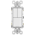 Legrand RCD113WCC6 Pass & Seymour Radiant 3 Single-Pole Switch, 15A, White - Quantity 1