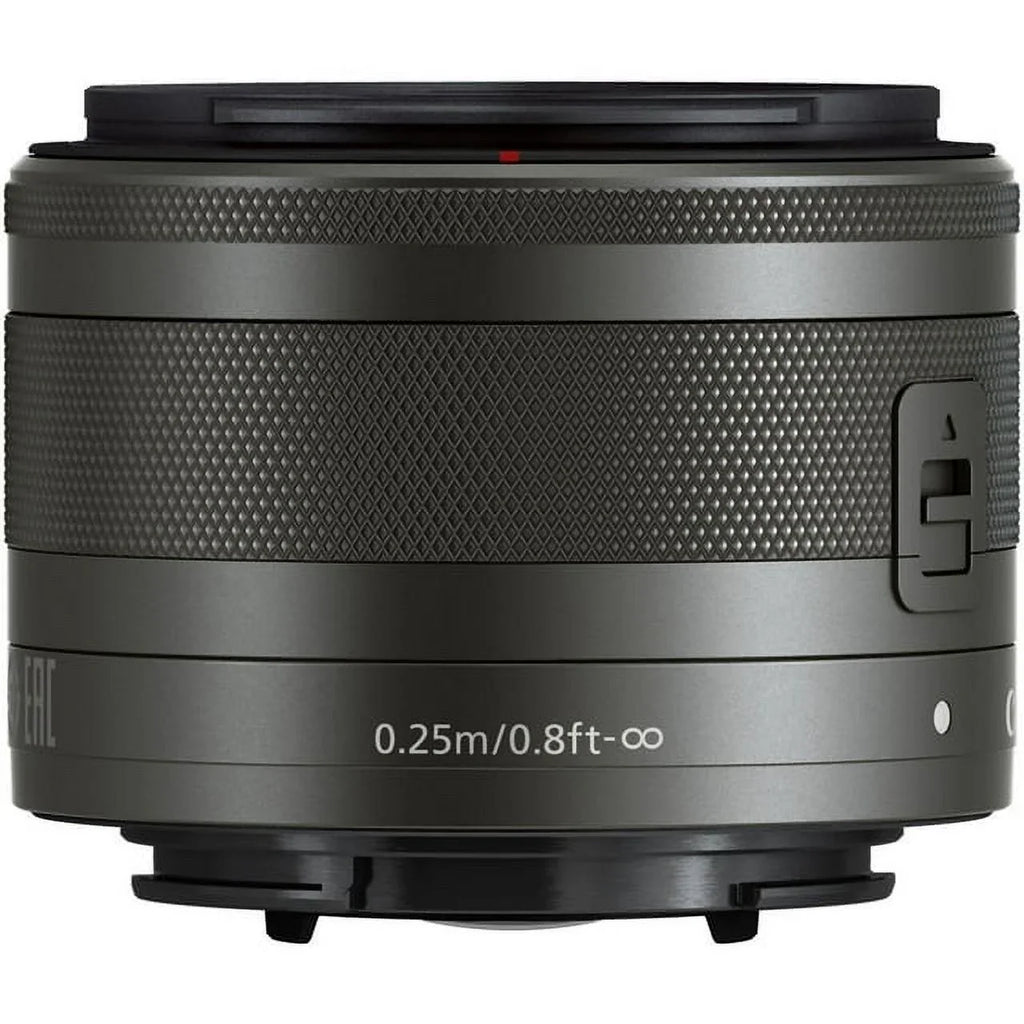 EF-M 15-45mm f/3.5-6.3 IS STM Lens (Graphite) - BuzzPhoto Basic Bundle