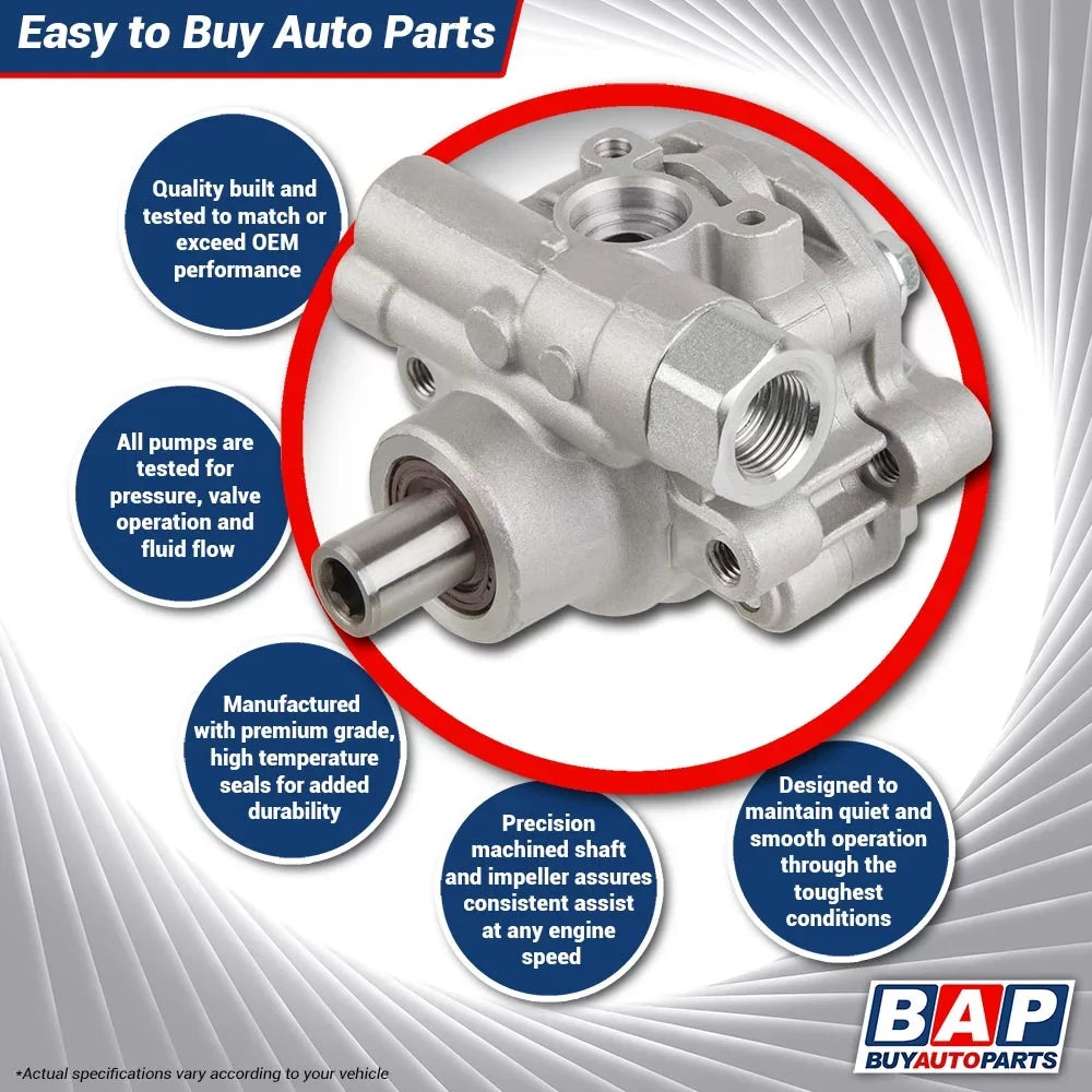 For Audi A4 & VW Passat 2.8L V6 New Power Steering Pump - Buyautoparts Fits select: 1998-2000,2003 VOLKSWAGEN PASSAT GLS