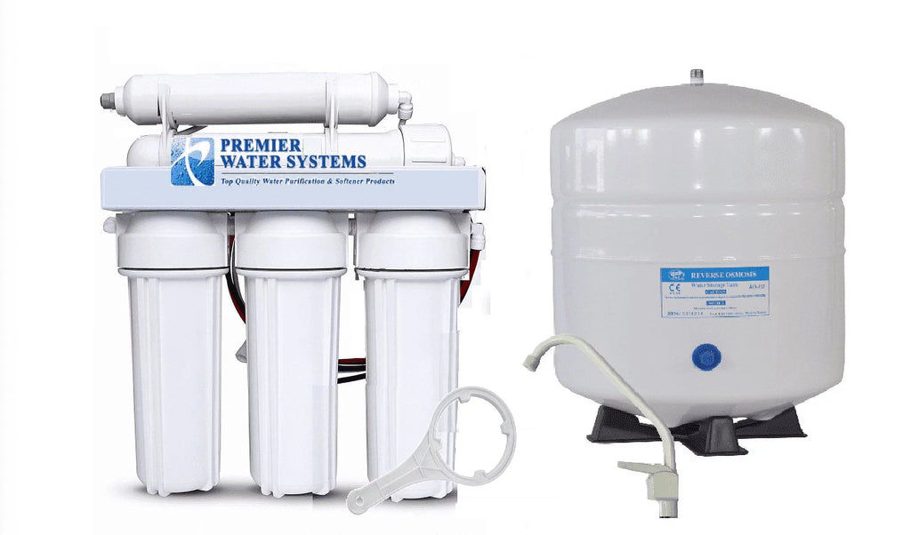 Home Reverse Osmosis Drinking Fluid Filter Low Pressure System RO USA