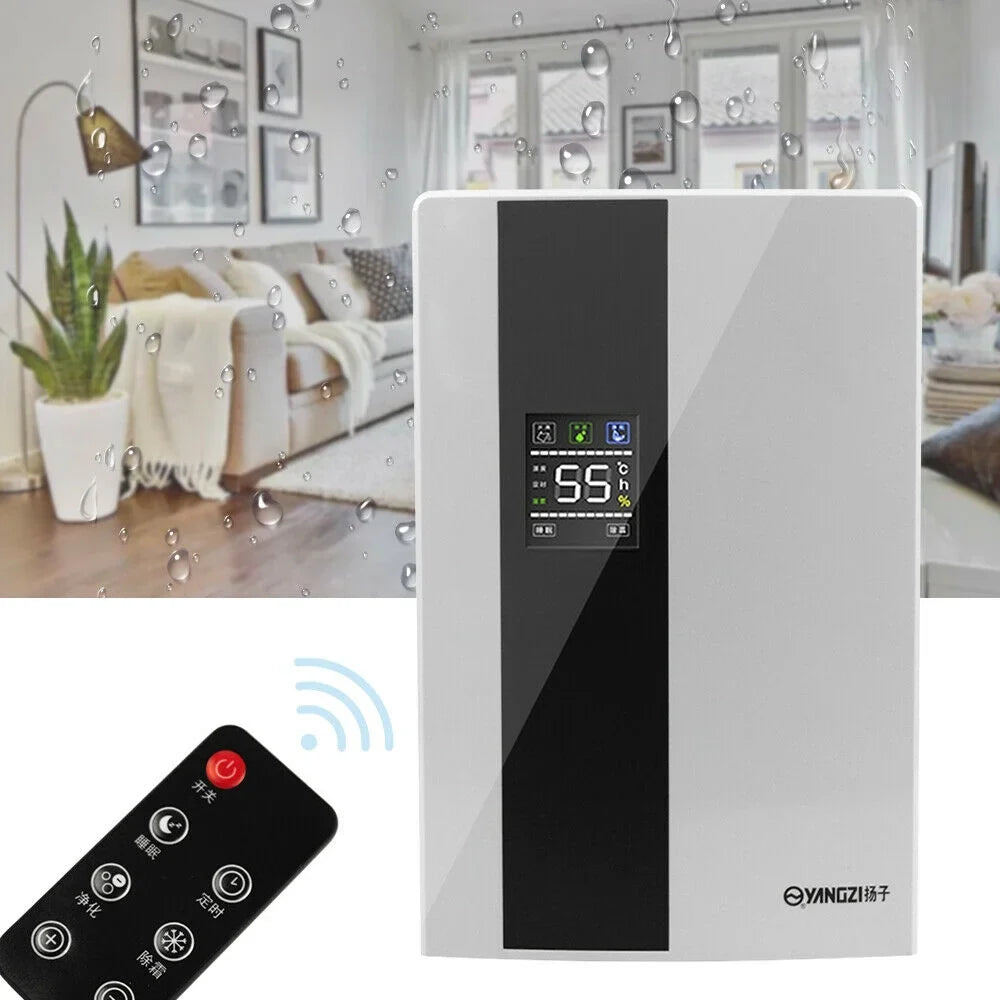 DENEST 2.2L Portable Dehumidifier with Remote Control & LCD Monitor 90W