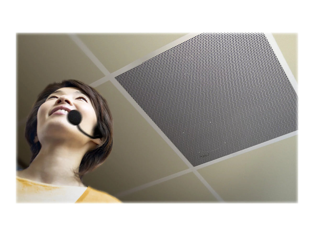 Valcom InformaCast 2-way In-ceiling Speaker - White - In-ceiling
