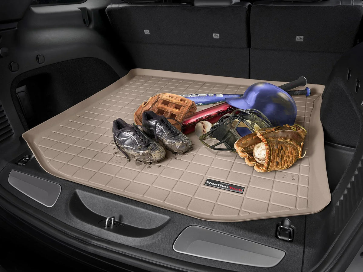 WeatherTech Cargo Trunk Liner compatible with 2021-2024 Jeep Grand Cherokee L - Behind 3rd Row Seating, Black