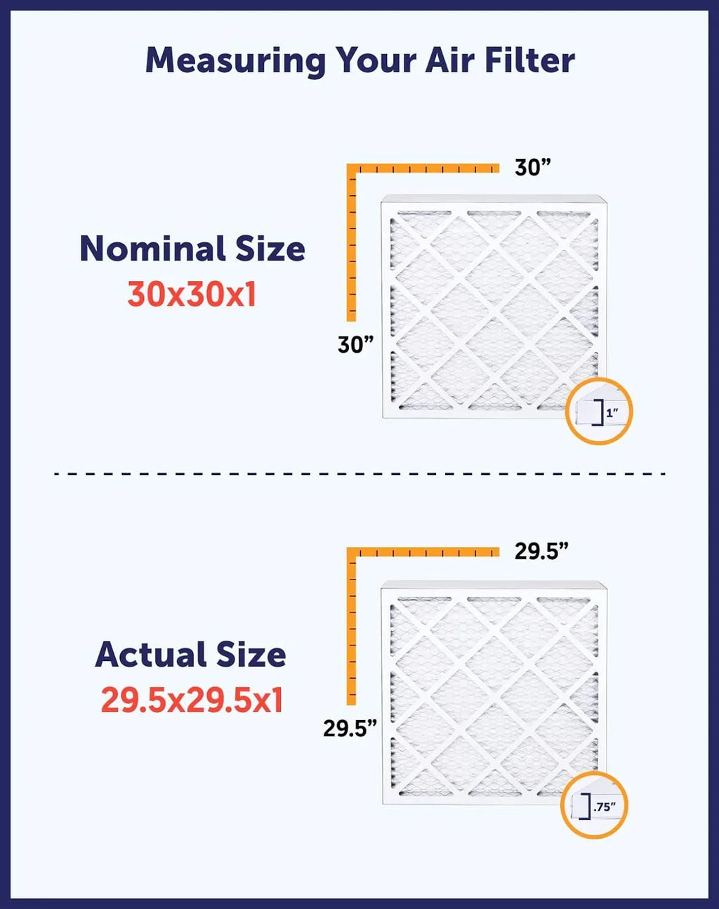 Filter King 38x11.5x1a Air Filter | 4-PACK | MERV 8 HVAC Pleated A/C Furnace Filters | MADE IN USA | Actual Size: 38 x 11.5 x .75"