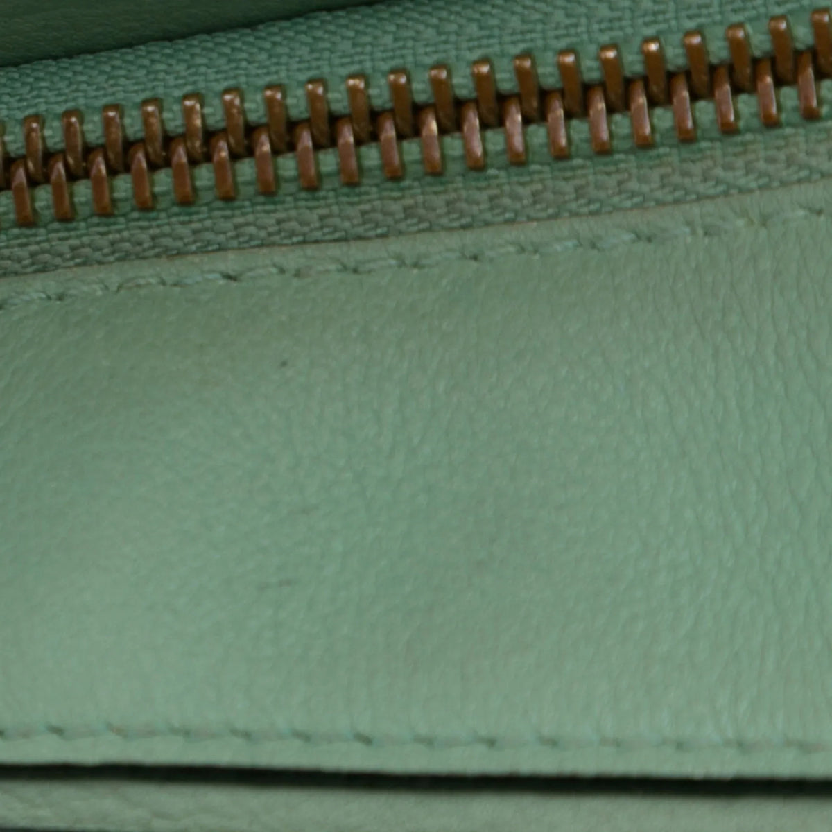 Pre-Owned Authenticated LOEWE Small Puzzle Satchel Calf Leather Green Unisex (Good)