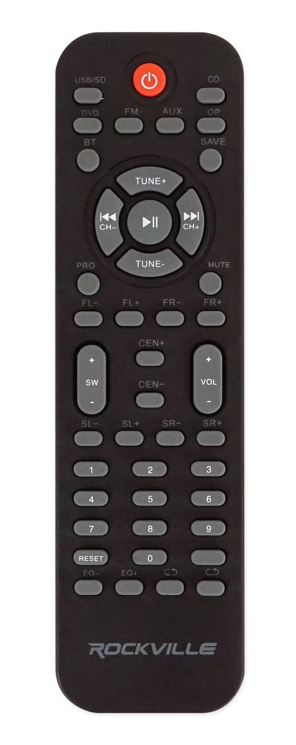 Rockville Home Theater/Karaoke Machine System w/5.25" Sub+(2) Wireless VHF Mics