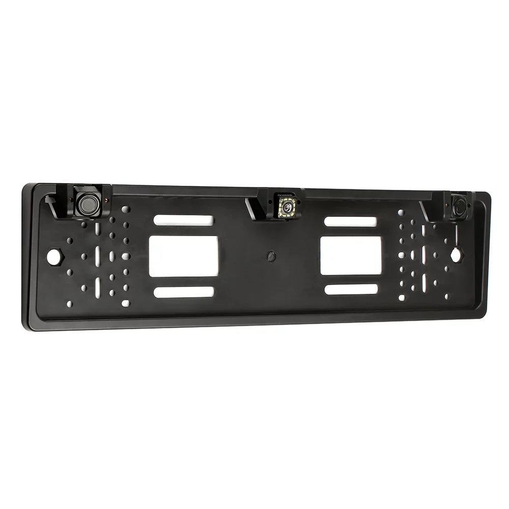 Abody European License Plate Frame Backup Camera 12 LED Rear View Camera with Reversing System Parking Sensor