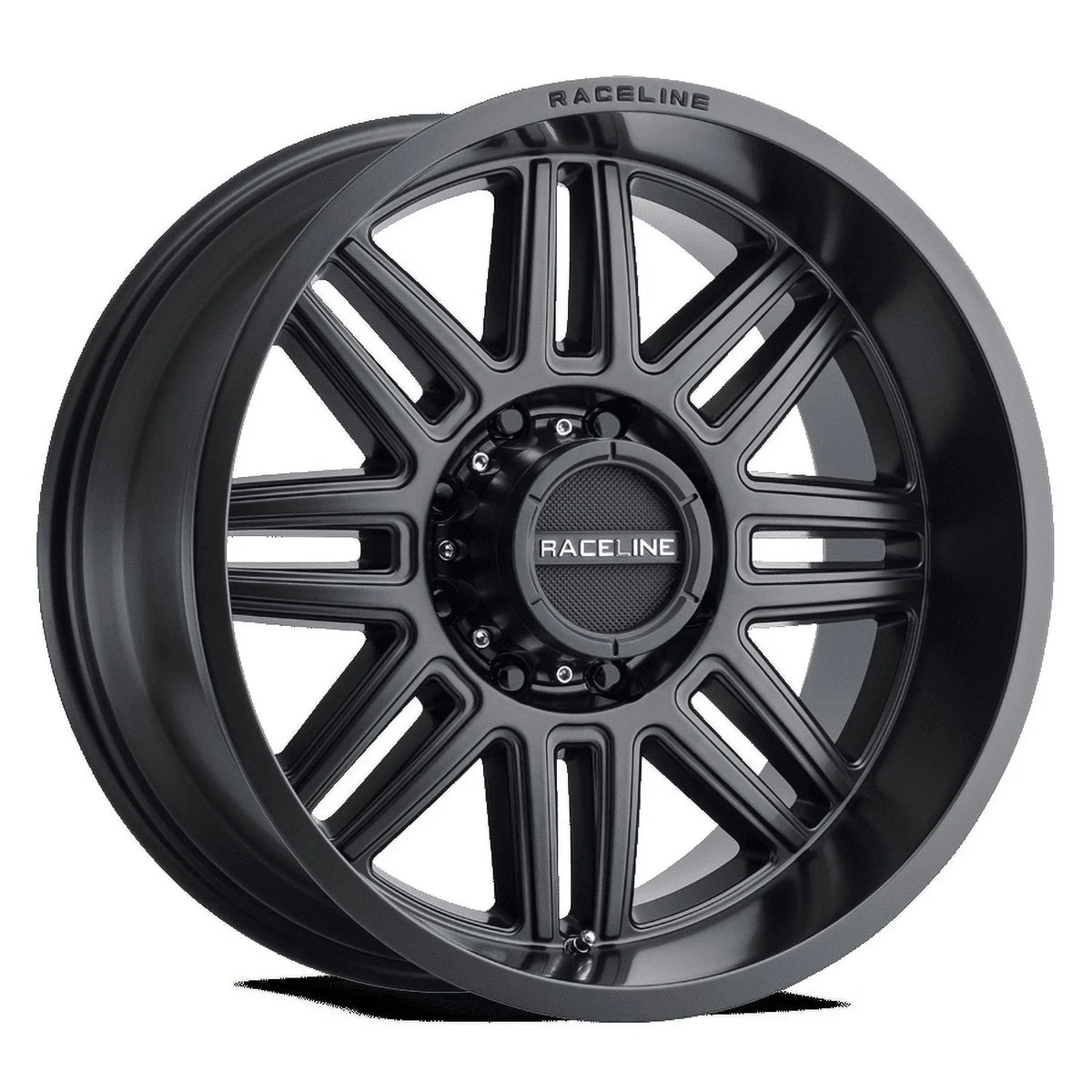 Raceline 948B-SPLIT 16" Cast Aluminum Wheel, SPLIT SATIN BLACK 16X8 5X114.3 0mm