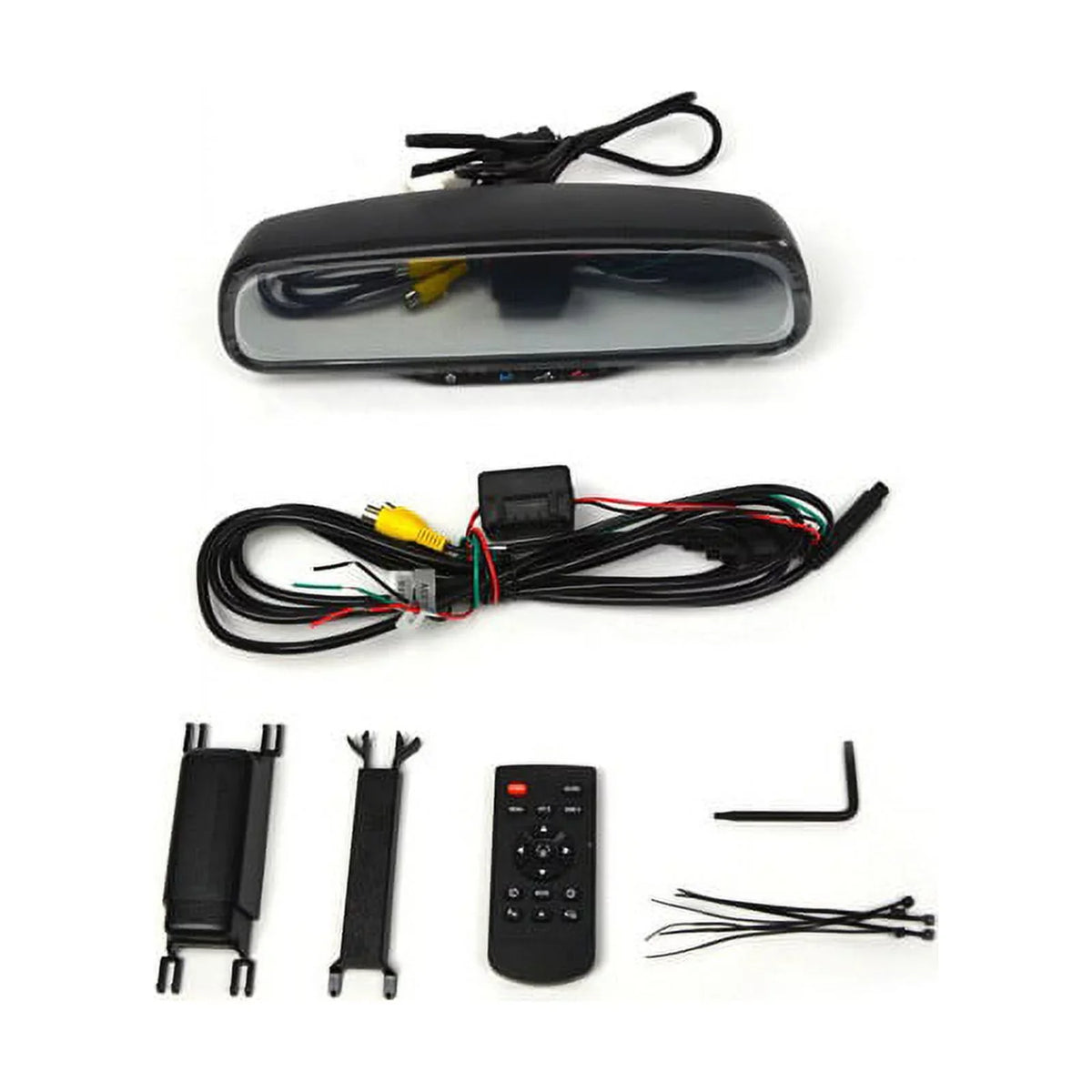 Brandmotion 4.3" Display Mirror with Bluelink Buttons