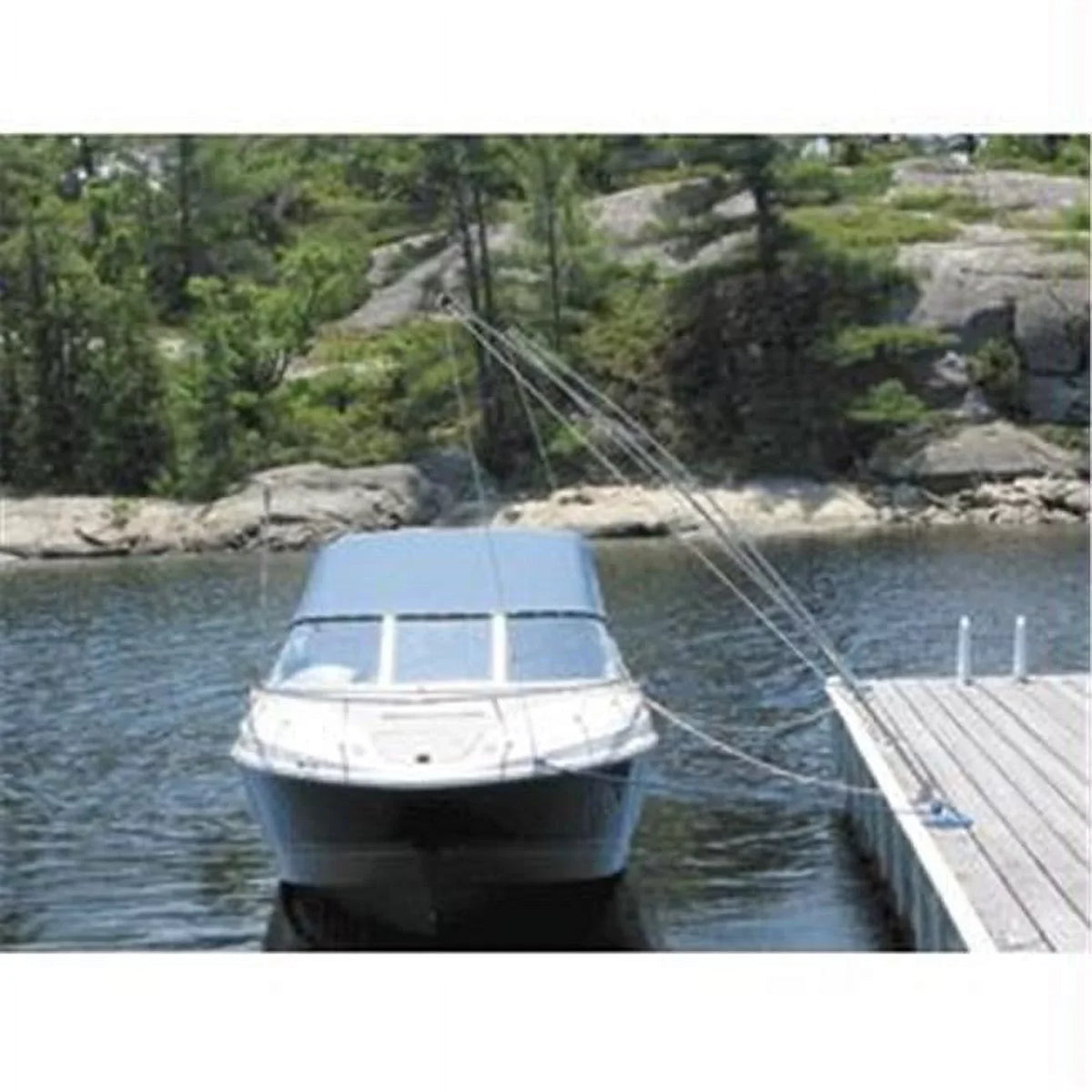 DOCK EDGE 3400-F Premium Mooring Whips 2PC 12ft 5,000 LBS up to