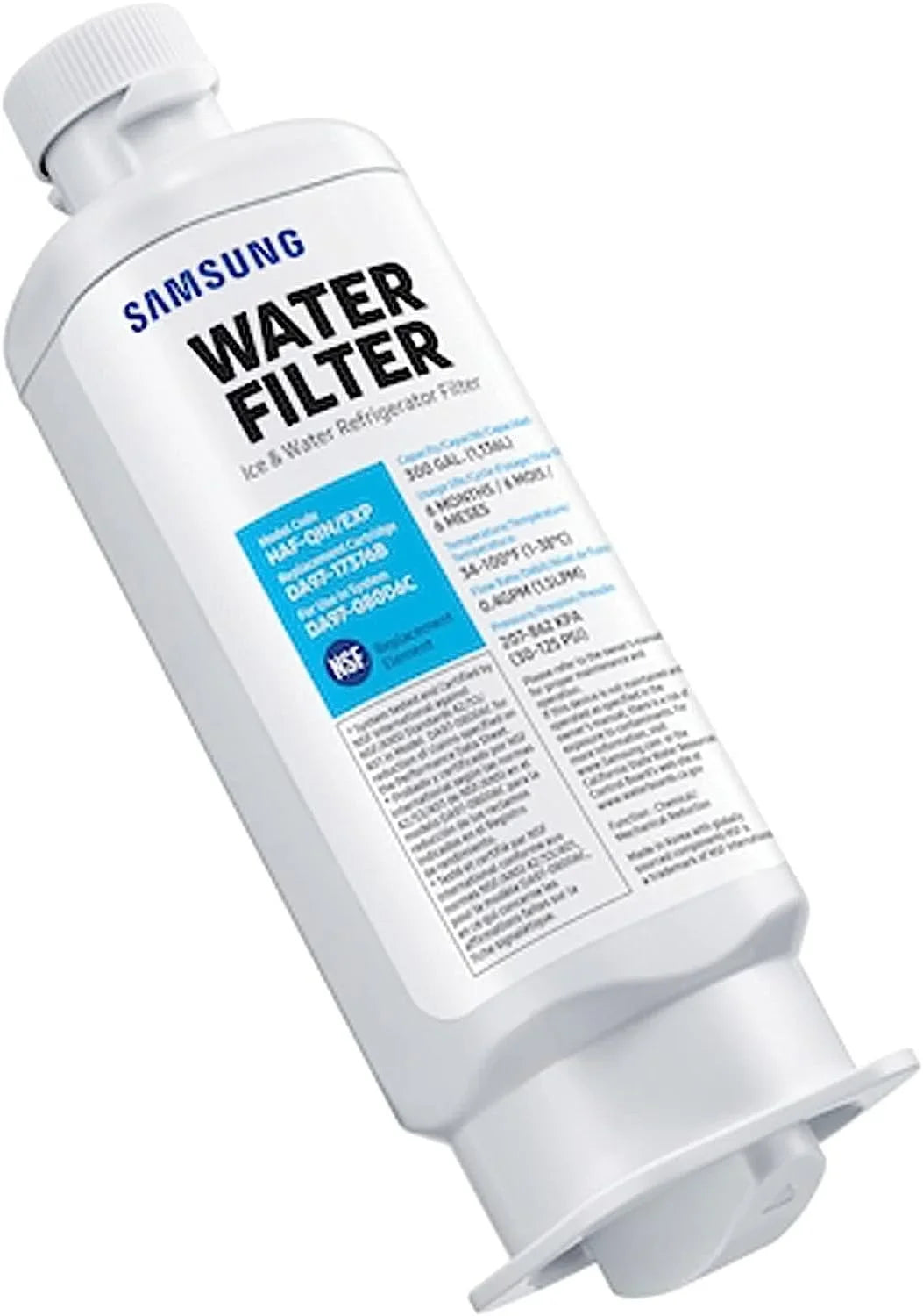 DA97-17376B HAF-QIN, DA9717376B HAF-QIN/EXP Refrigerator Fluid Filter RF23M8070SG Pack of 8