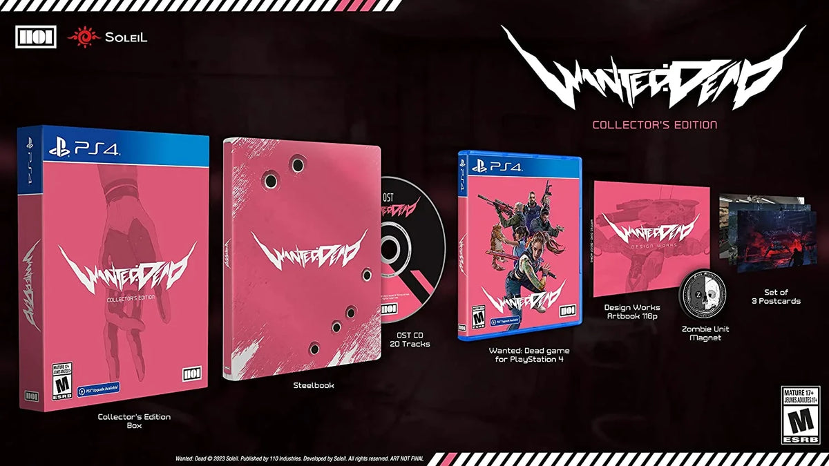 Wanted: Dead - Collector's Edition, PlayStation 4