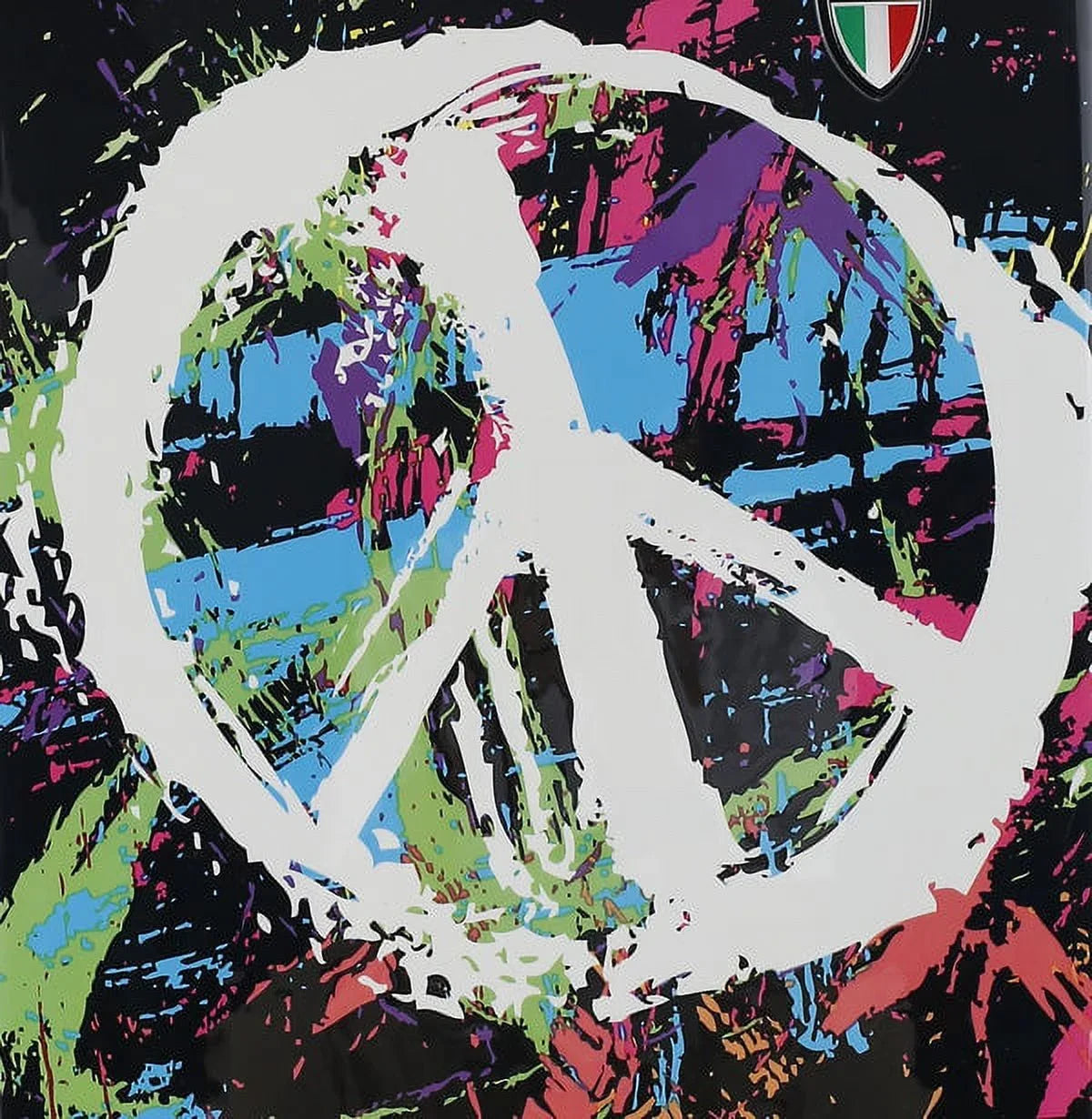 TUCCI Italy Spray Art Peace In The World 24" Luggage Suitcase