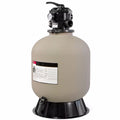 XtremepowerUS Sand Filter System 19", Pressure Liquid 360 degree rotation of valve 24,000 Gallons, Gray