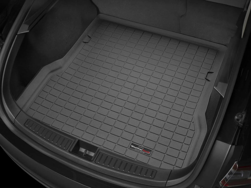 WeatherTech Cargo Trunk Liner with Bumper Protector compatible with 2010-2014 Subaru Outback - Behind 2nd Row Seating With Bumper Protector, Tan