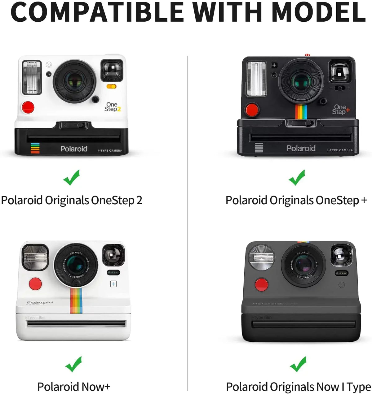 Case for Polaroid Originals Now+/ Now I-Type/Onestep 2 VF/OneStep+ Instant Camera, Hard Protective Cover Travel