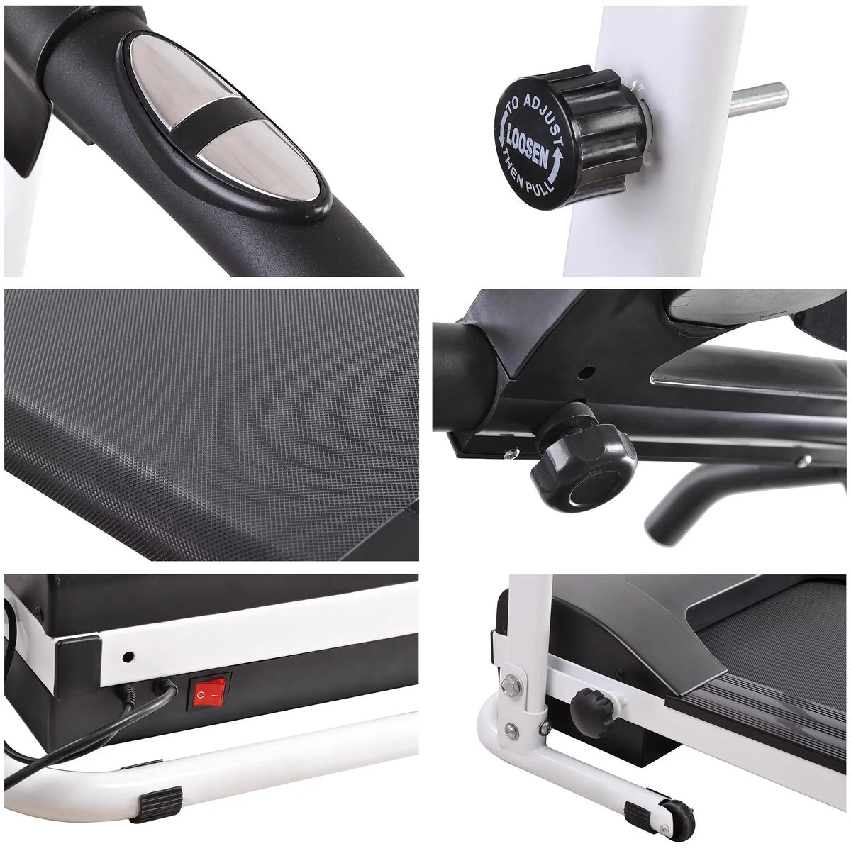 1100W Folding Electric Treadmill Your Compact and Powerful Cardio Companion