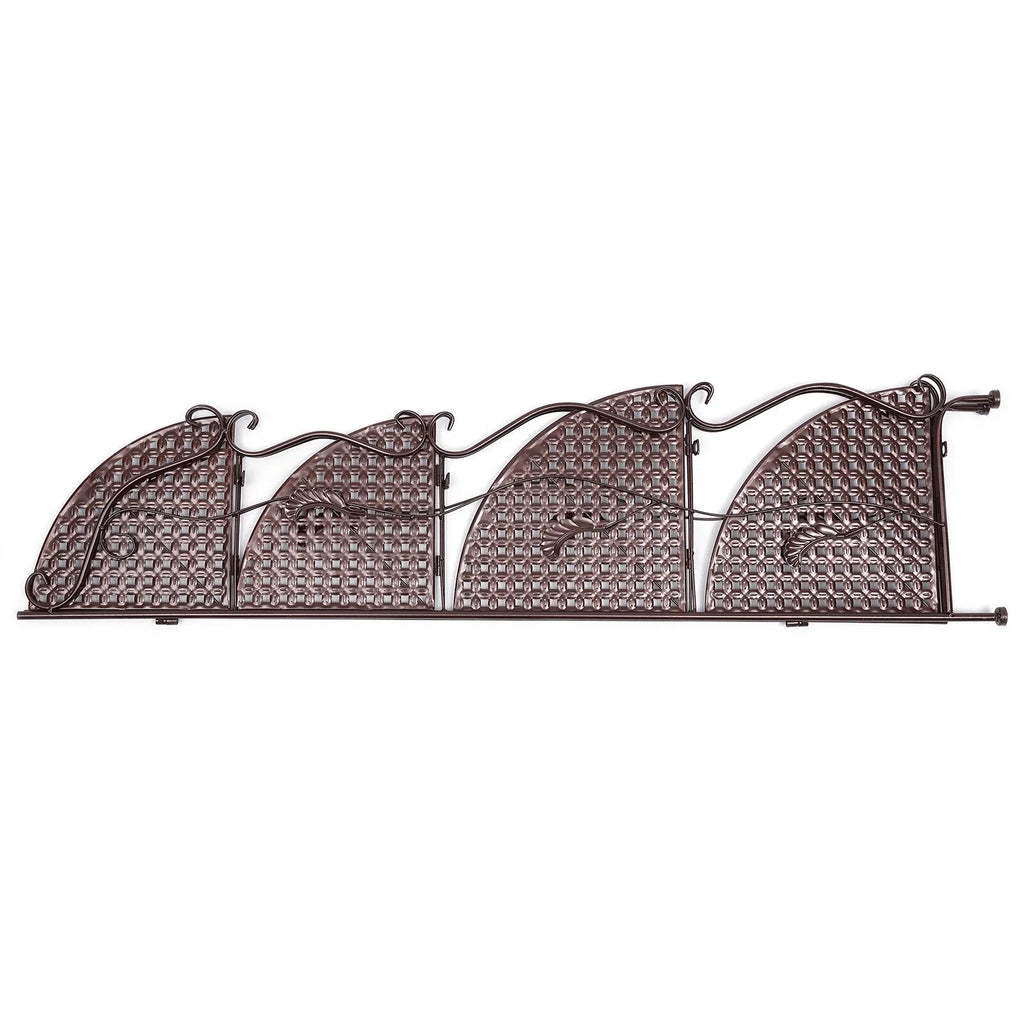 4-Tier Balcony Plant Pot Rack Corner Storage Shelf Folding Flower Stand
