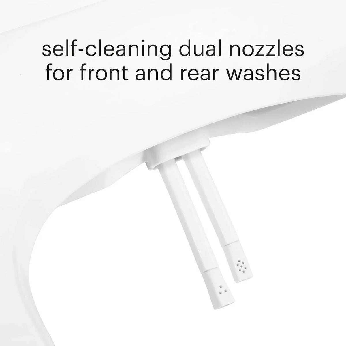Brondell Swash Ecoseat White Round Bidet System