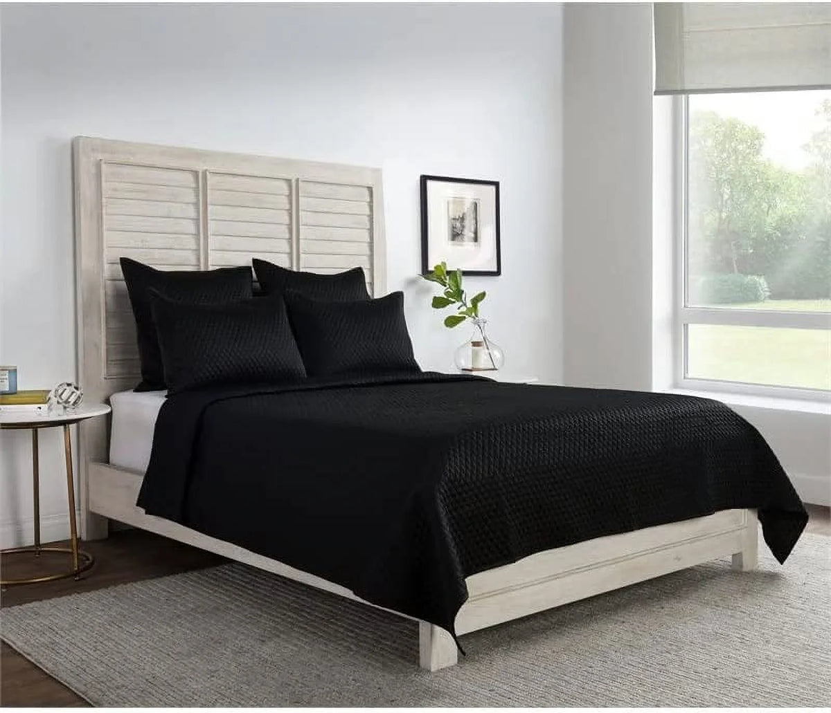 Winthrop 100% Sateen Black Euro Sham by Kosas Home