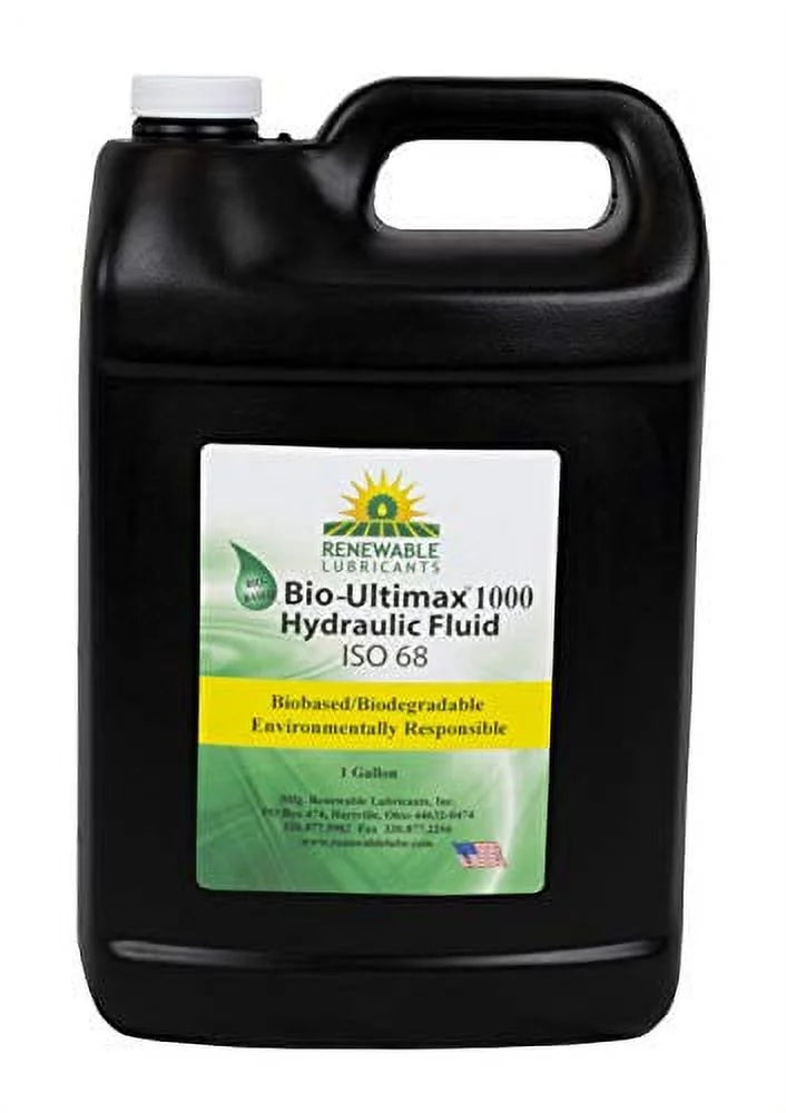 Renewable Lubricants Hydraulic Oil,Bio Ultimax 1000,1 Gal,68 81023