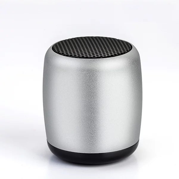 Mini Wireless Speaker for iPhone SE (2022) - Remote Shutter Handsfree Mic Audio Multimedia Rechargeable Silver Z6L Compatible With iPhone SE 2022 (3rd Generation)