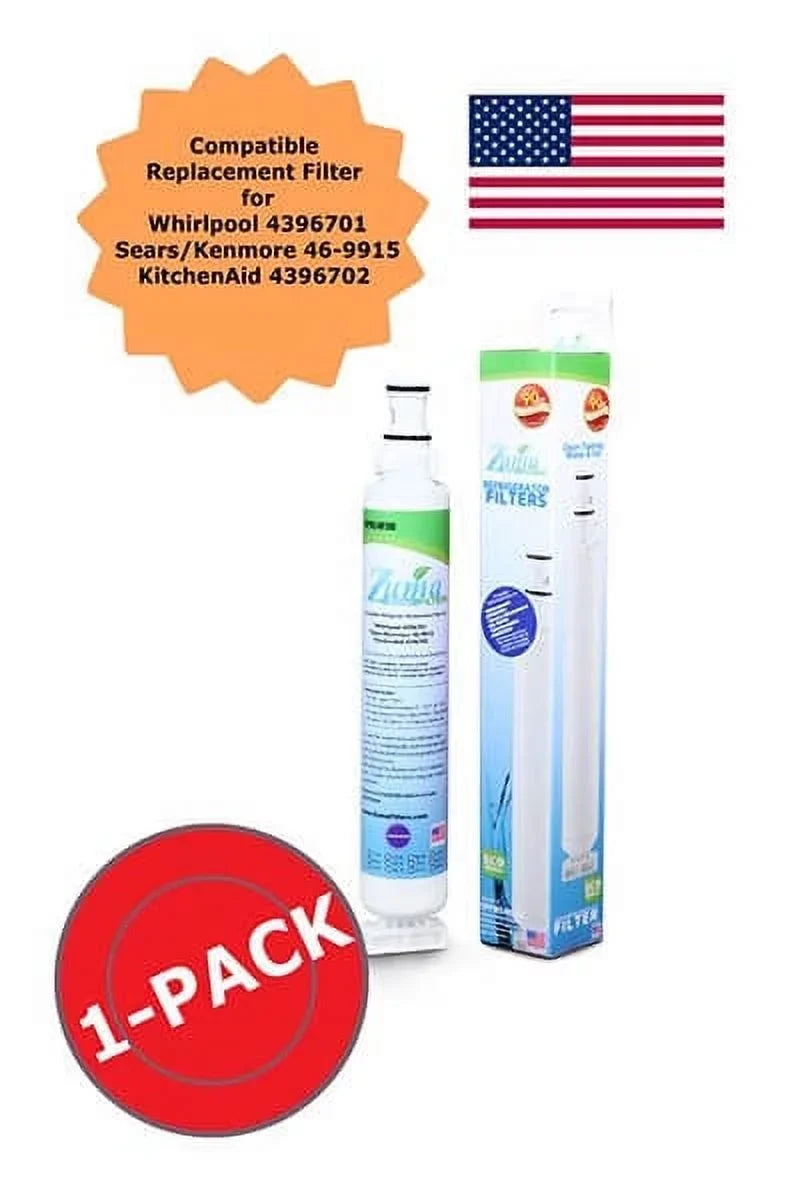 ZUMA Brand , Liquid and Ice Filter , Model # OPFW3-RF300 , Compatible with Whirlpool® 6701 - 3483 - Made in U.S.A.