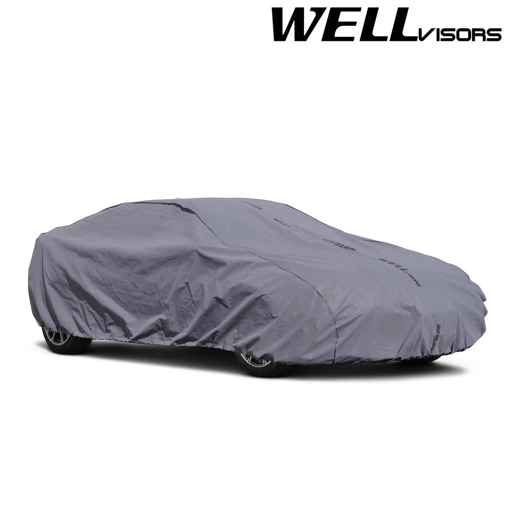 WellVisors All Weather UV Proof Gray Car Cover for 2017-2024 Genesis G80 3-6898089SN