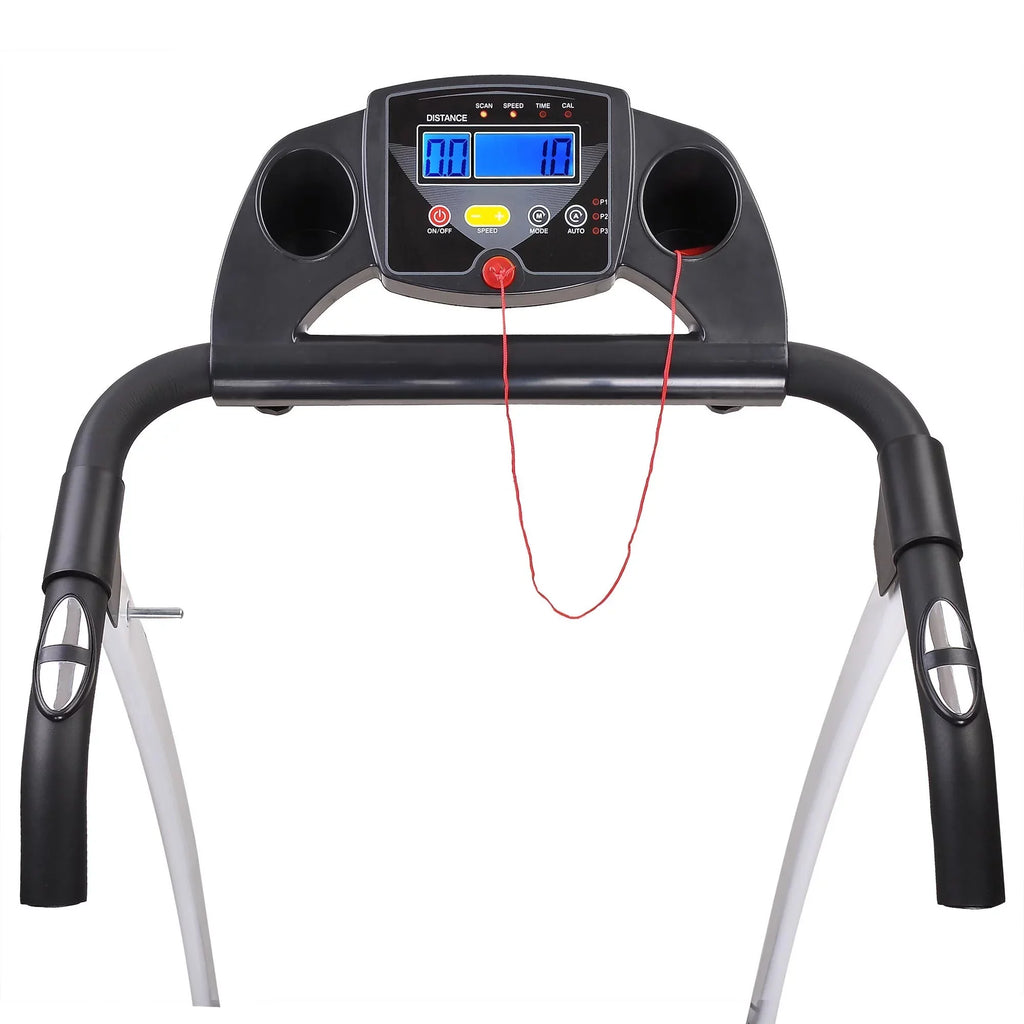 1100W Folding Electric Treadmill Your Compact and Powerful Cardio Companion