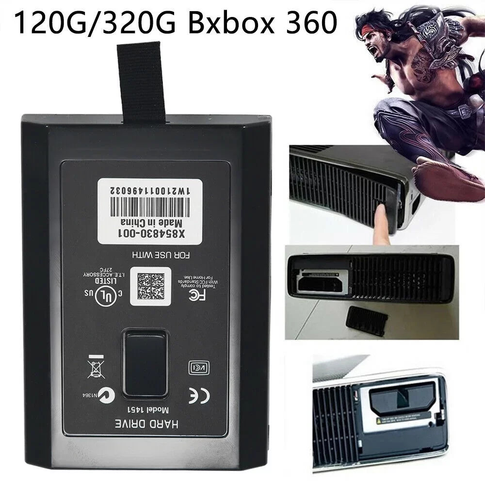 KingFurt 320GB Internal Hard Drive Disk HDD for Xbox 360 E & Xbox 360 Slim Console