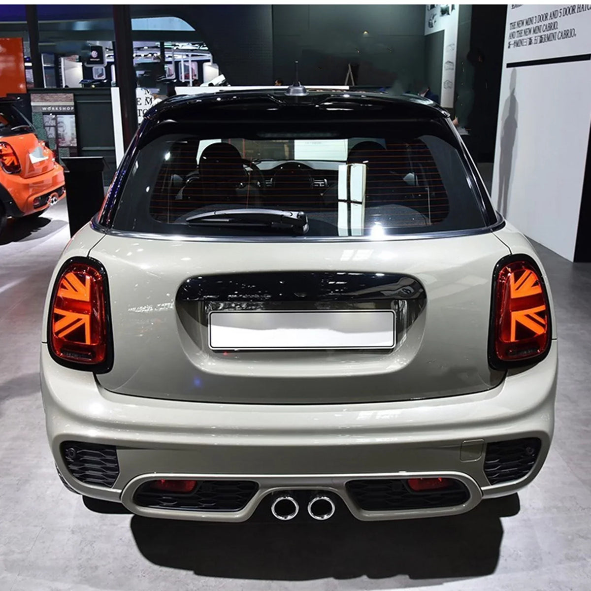 Grille Frame + Front & Rear Fog Light Cover Trim For Mini Cooper S F55 F56 F57 Black