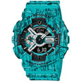 G-Shock GA-110 Slash Pattern Designer Watch - Turquoise / One Size