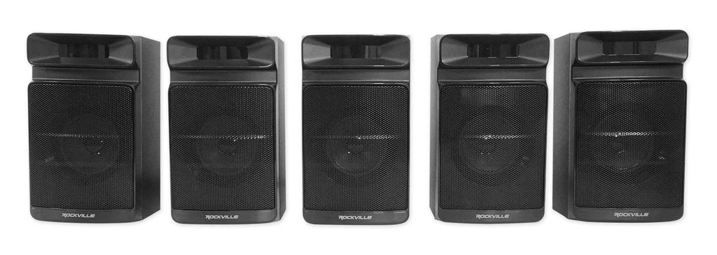 Rockville Home Theater/Karaoke Machine System w/5.25" Sub+(2) Wireless VHF Mics