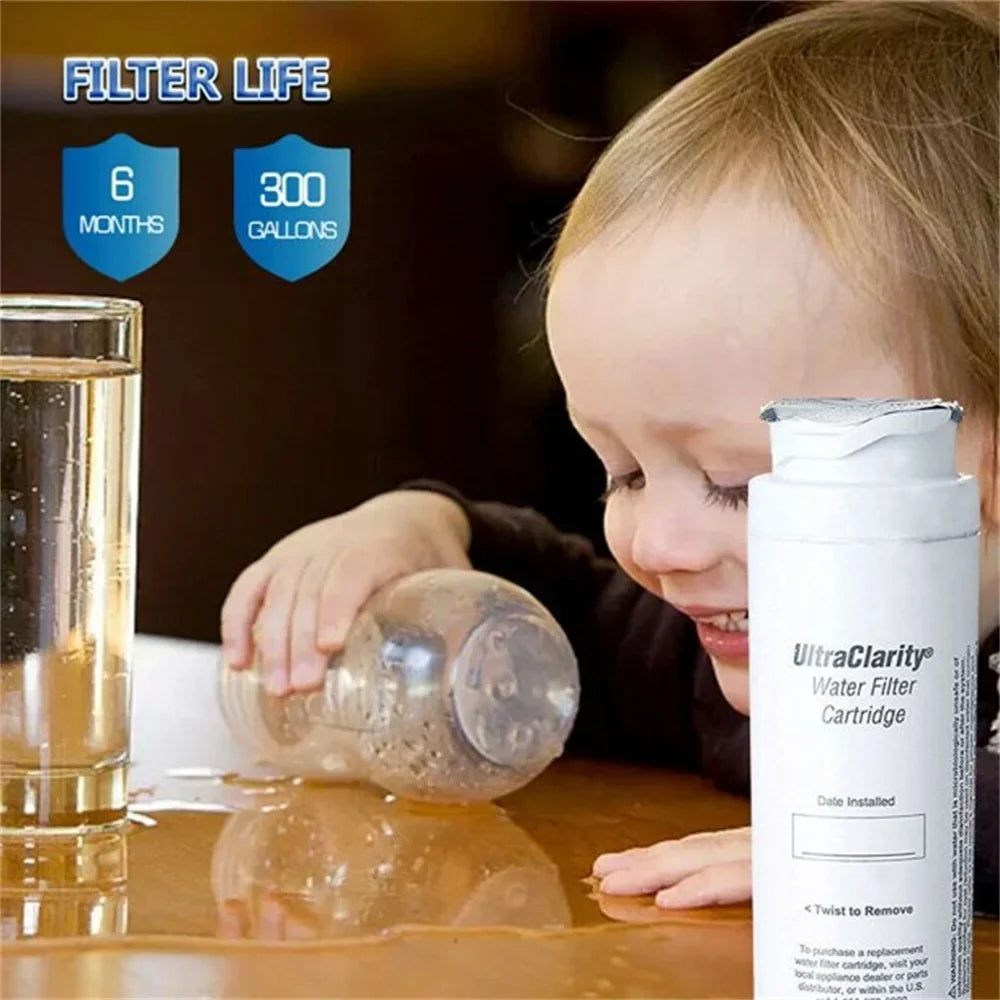 Bosch Ultra Clarity Cuno Refrigerator Liquid Filter REPLFLTR10 9000 077104 9000194412 Fits 644845 674655(4 Pack)