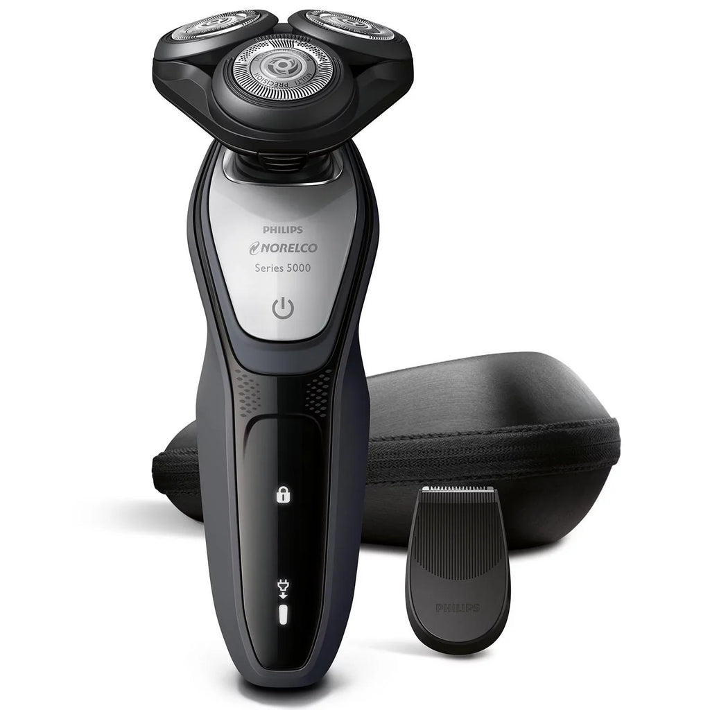 Philips Norelco 5675 Shaver w Replacement Shaving Heads & Travel Case