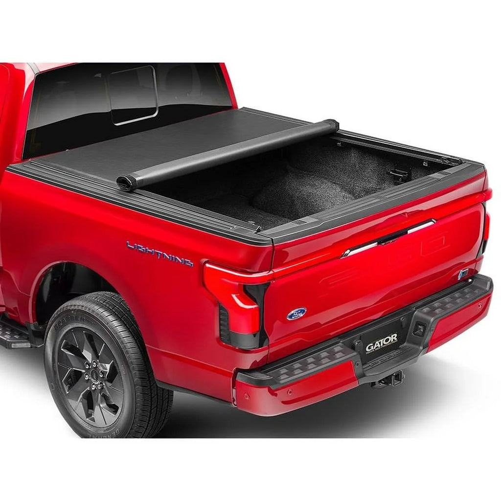 Gator by RealTruck SRX Roll-Up Tonneau Cover Compatible with 2022-2024 Toyota Tundra 6'7" Bed w/ Deck Rail System