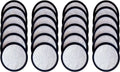 24-Mr. Coffee Replacement Charcoal Liquid Filter Disk for Most Mister Coffee Machine Brewers, White